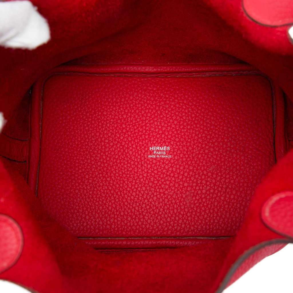 Hermès Clemence Picotin Lock 18 Red Leather Very good - Model View