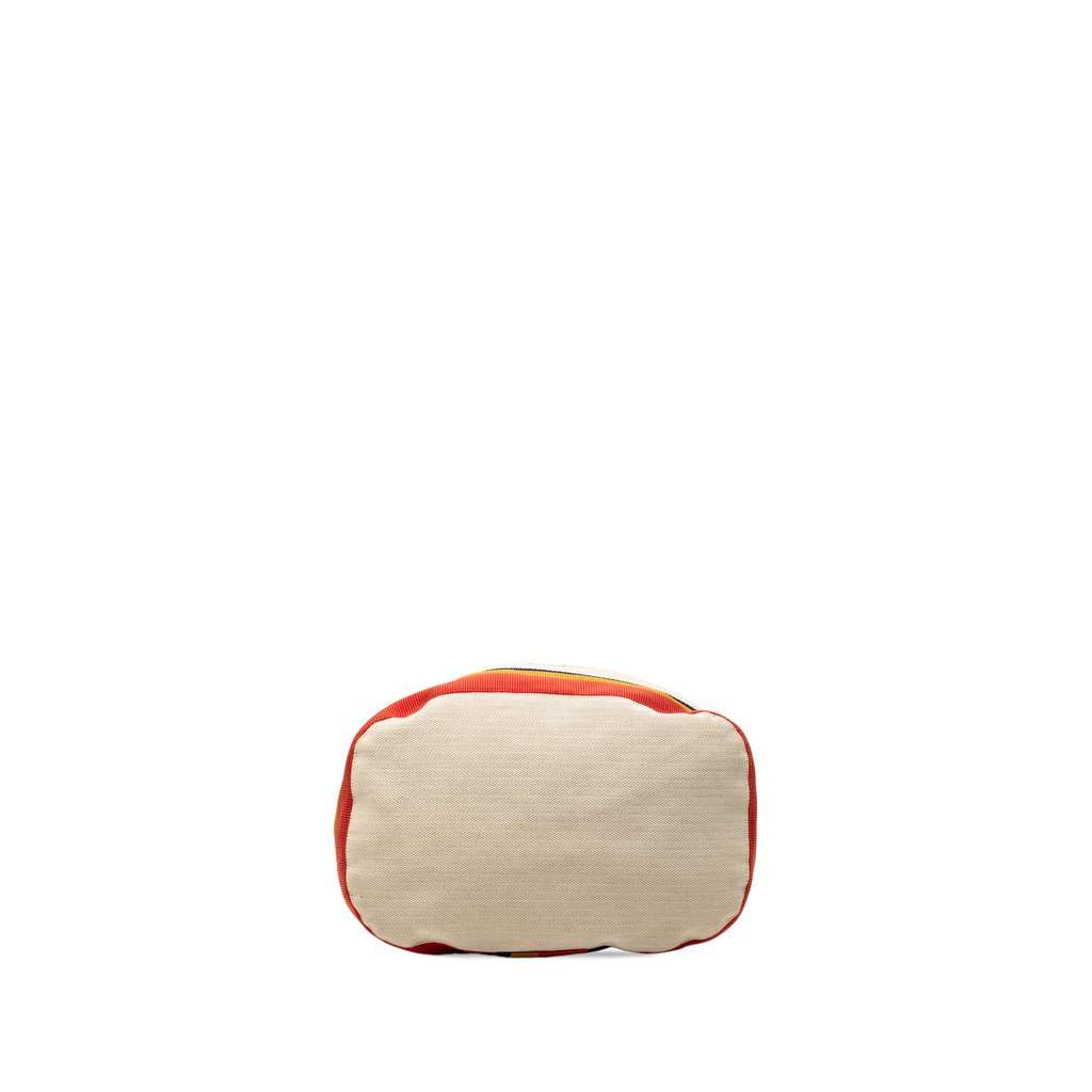 Hermès Toile Chevron Cavalier Sling Bag White Very good condition - Inside View
