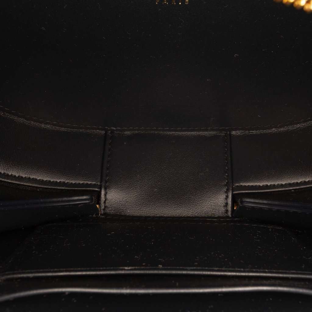 Dior Leather and Oblique Canvas CD Oval Camera Bag Black Leather Very good condition - Model View