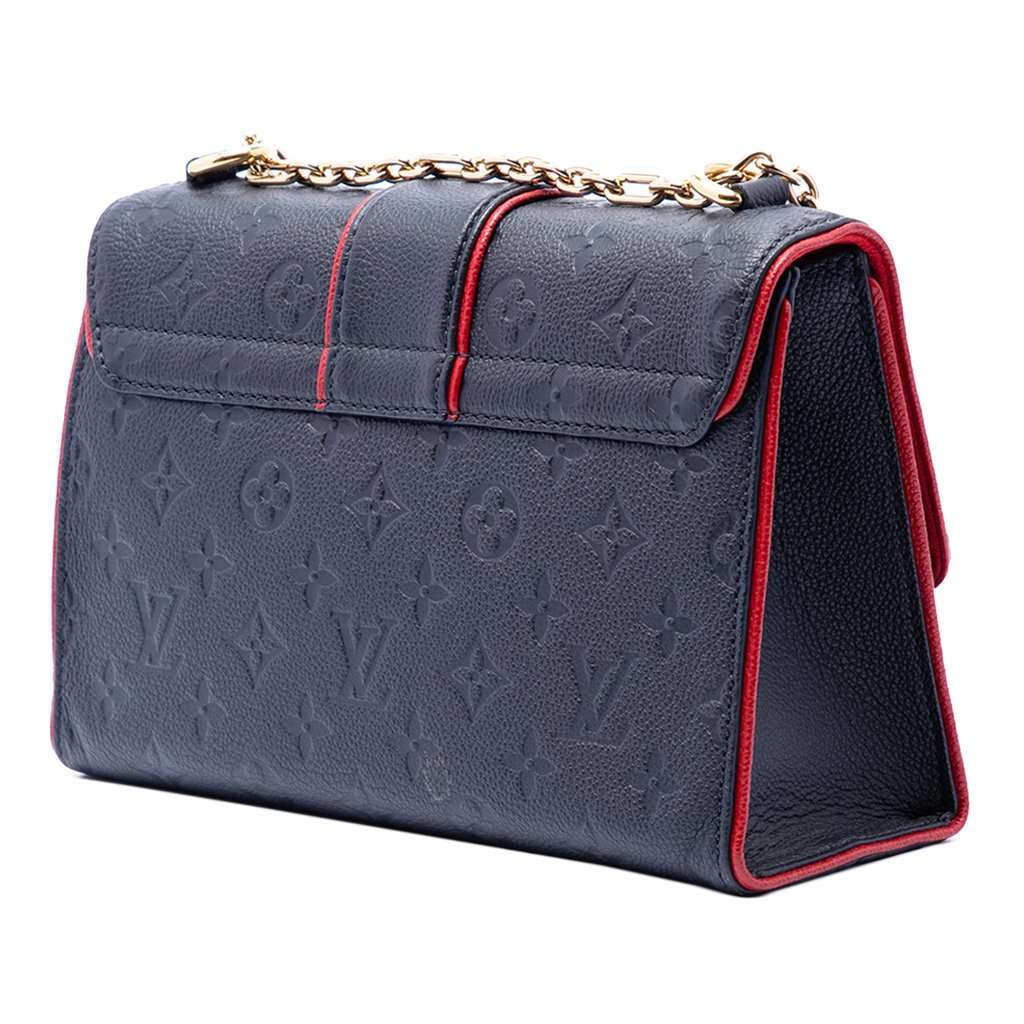 Louis Vuitton Monogram Empreinte Saint Sulpice PM Blue Leather Very good condition - Back View