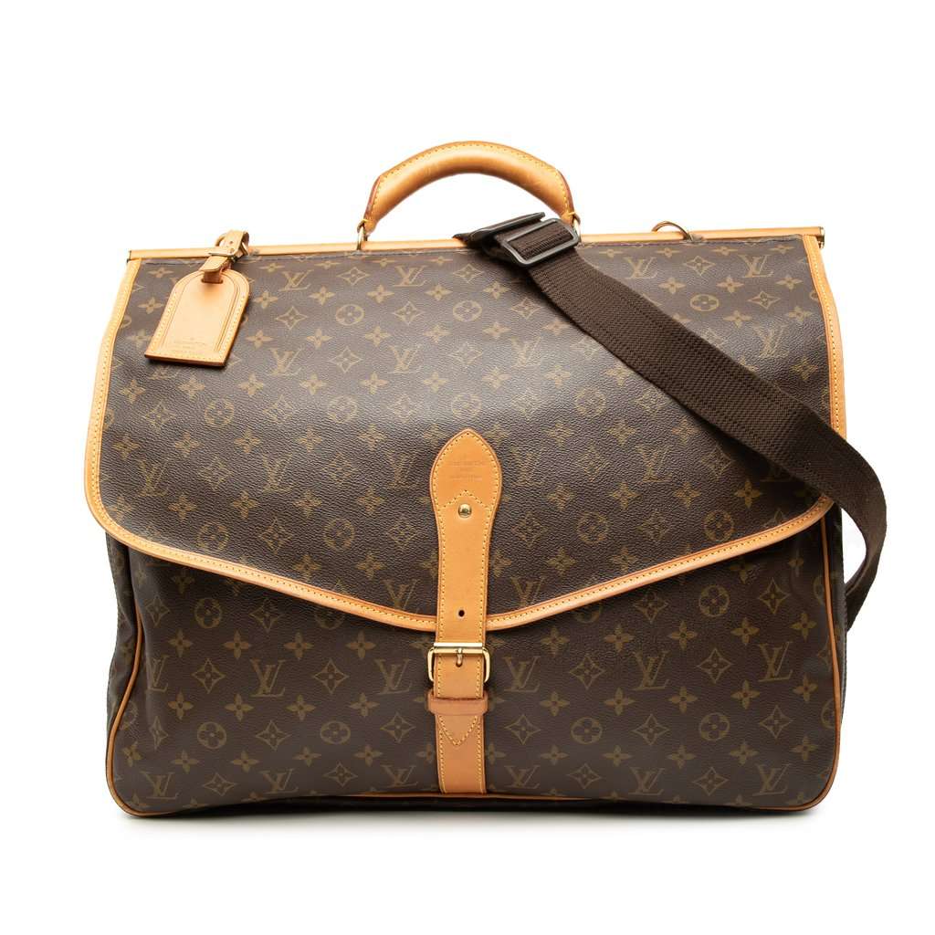 Louis Vuitton Monogram Sac Chasse Hunting Bag Brown Very good condition - Front View