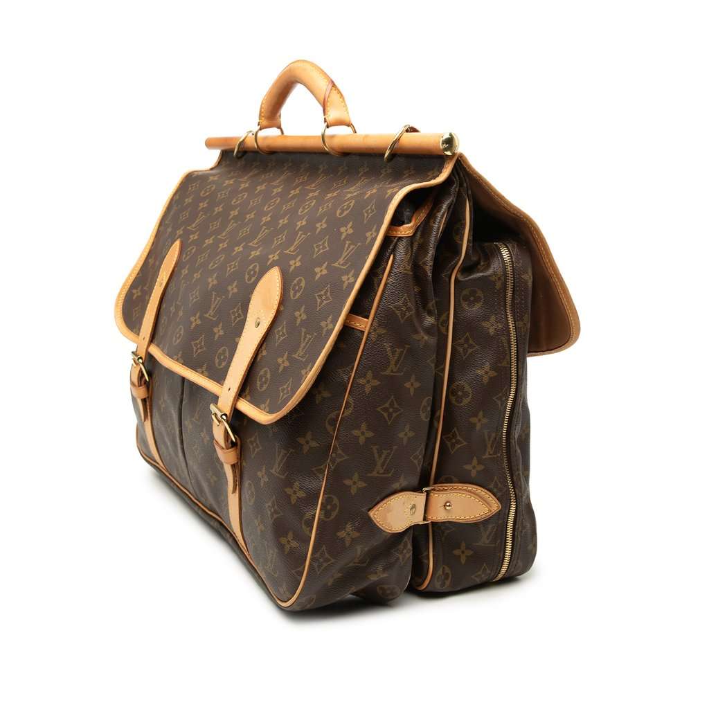 Louis Vuitton Monogram Sac Chasse Hunting Bag Brown Very good condition - Back View