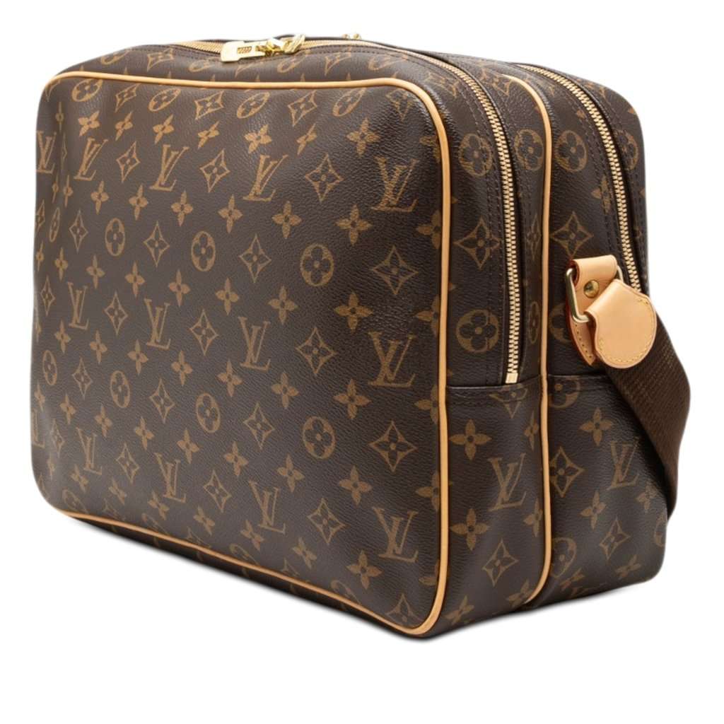 Louis Vuitton Monogram Reporter GM Brown Very good - Back View