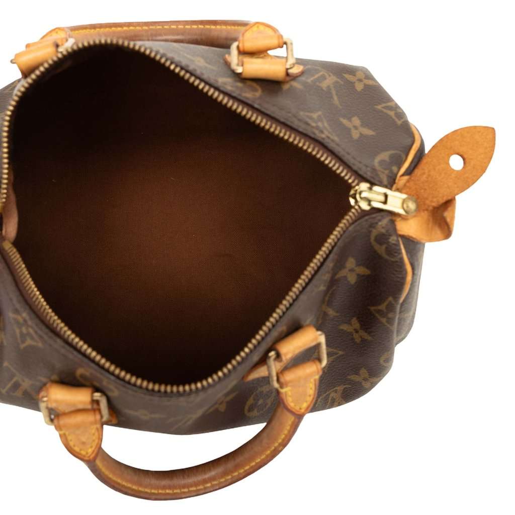 Louis Vuitton Monogram Speedy 25 Brown Very good - Model View