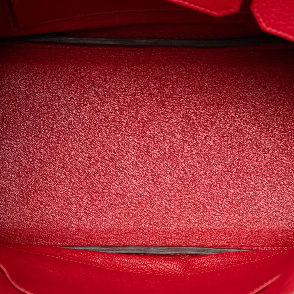 Hermès Togo Birkin Retourne 30 Red Leather Very good - Model View