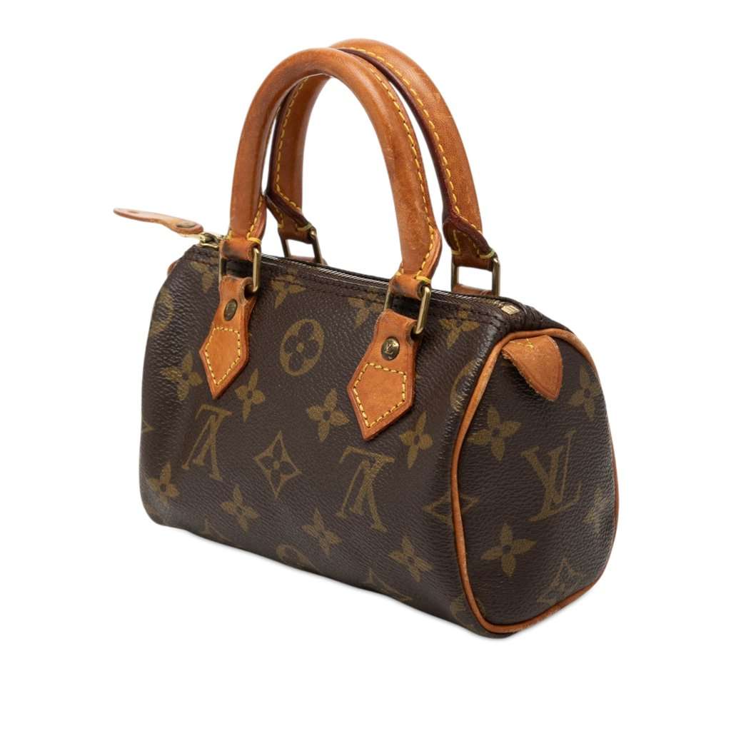 Louis Vuitton Monogram Mini Speedy HL Brown Very good - Back View