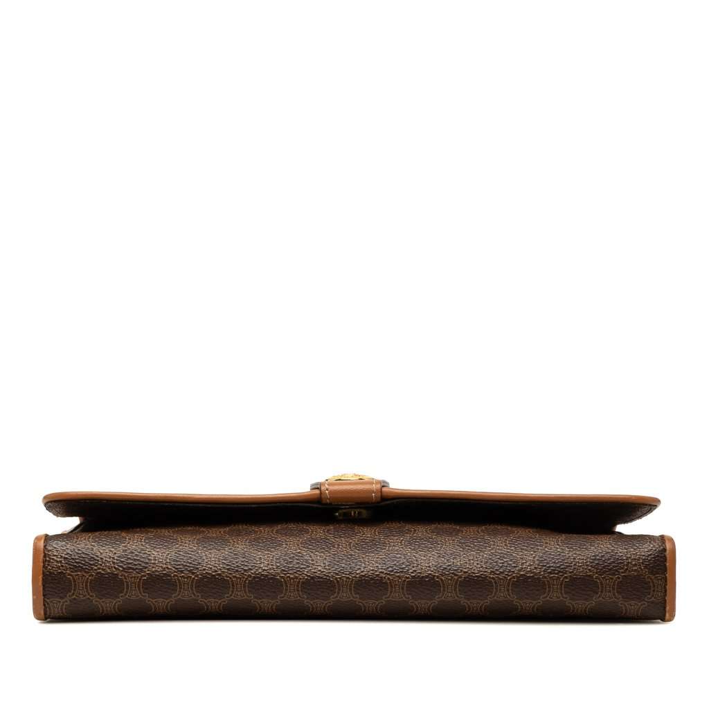 Celine Macadam Coated Canvas Crossbody Brown Good condition - Inside View