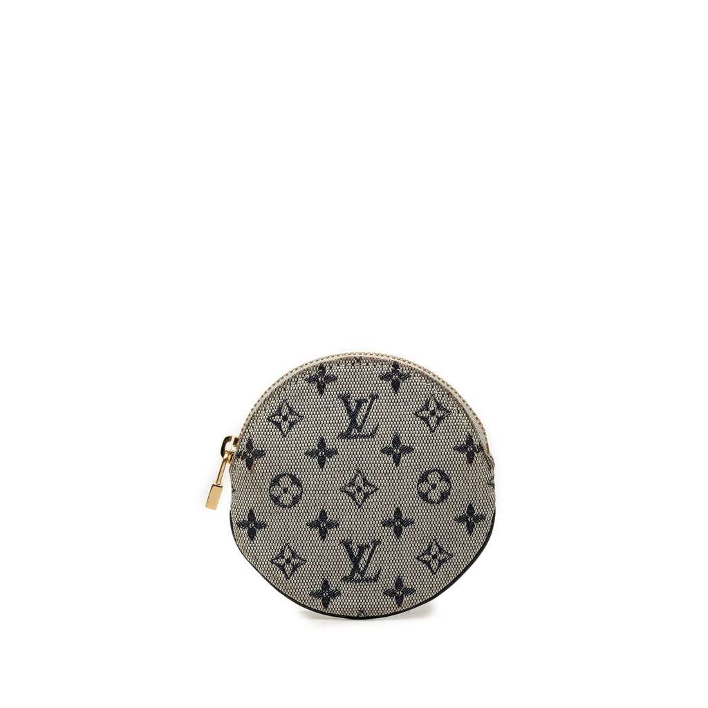 Louis Vuitton Monogram Mini Lin Round Coin Purse MultiColor Very good - Front View