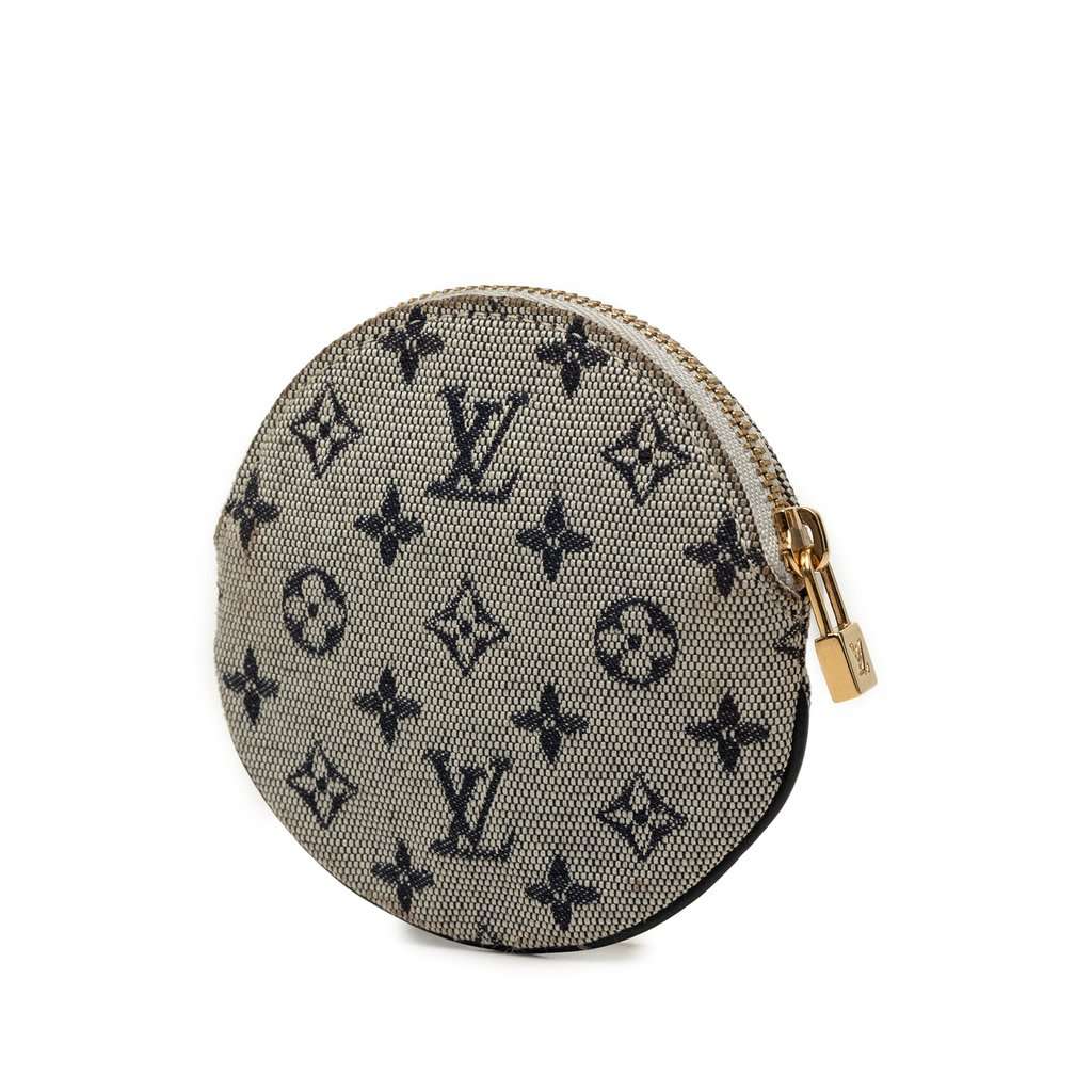 Louis Vuitton Monogram Mini Lin Round Coin Purse MultiColor Very good - Back View