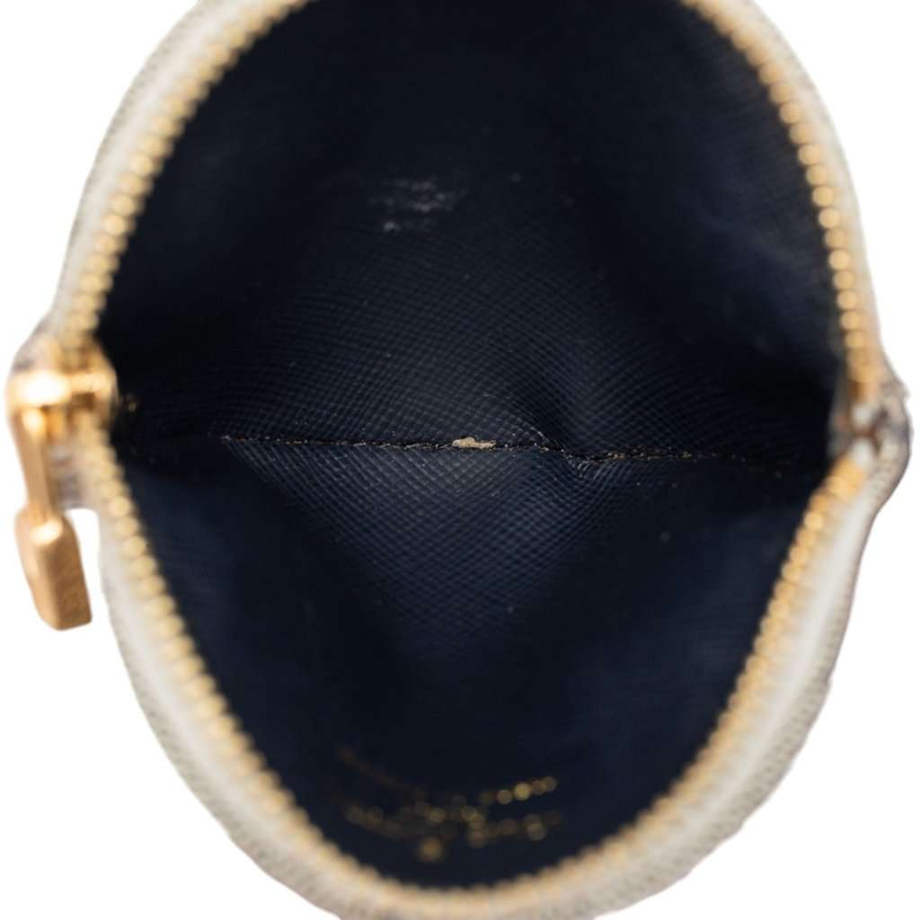 Louis Vuitton Monogram Mini Lin Round Coin Purse MultiColor Very good - Model View