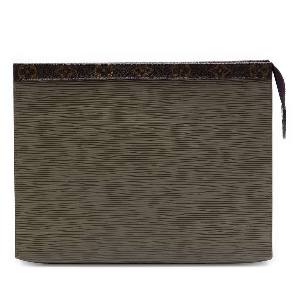 Louis Vuitton Epi Pochette Voyage MM Brown Leather Very good condition - Front View