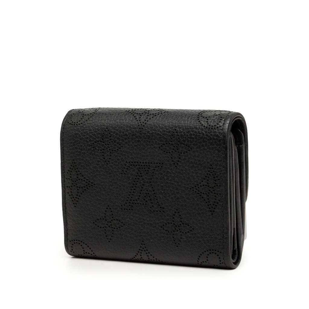 Louis Vuitton Monogram Mahina Iris XS Black Leather Very good - Back View