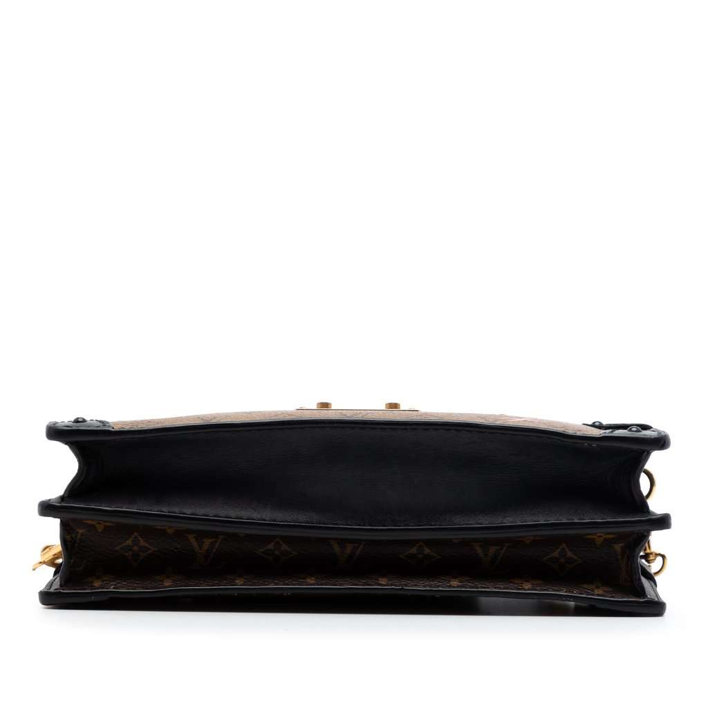 Louis Vuitton Monogram Reverse Trunk Clutch Brown Very good condition - Inside View