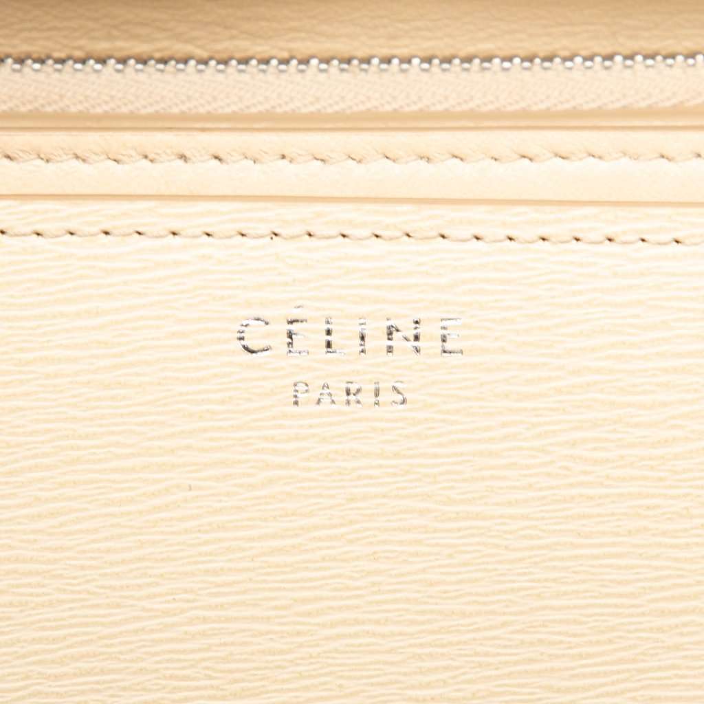 Celine Medium Calfskin Classic Box Beige Leather Very good - Box View