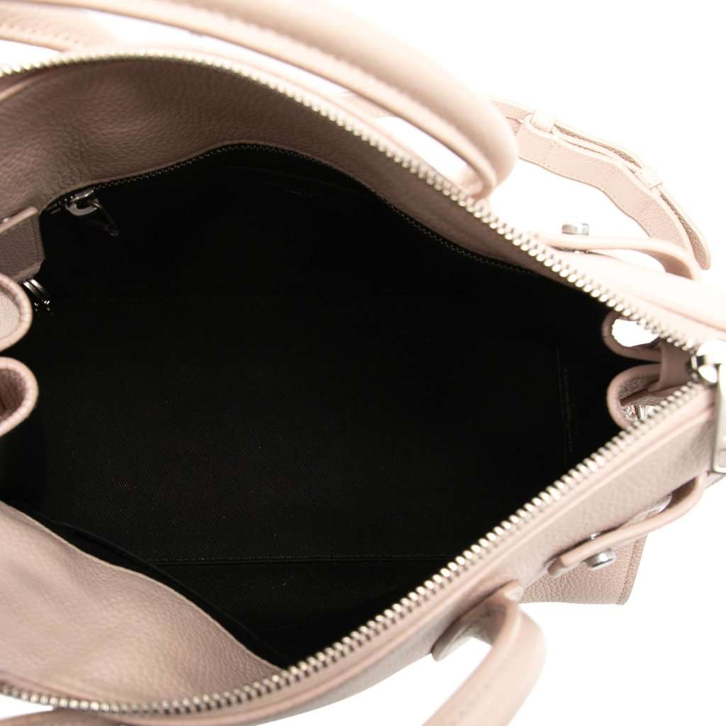 Saint Laurent Baby Grained Calfskin Sac De Jour Satchel Pink Leather Very good condition - Model View