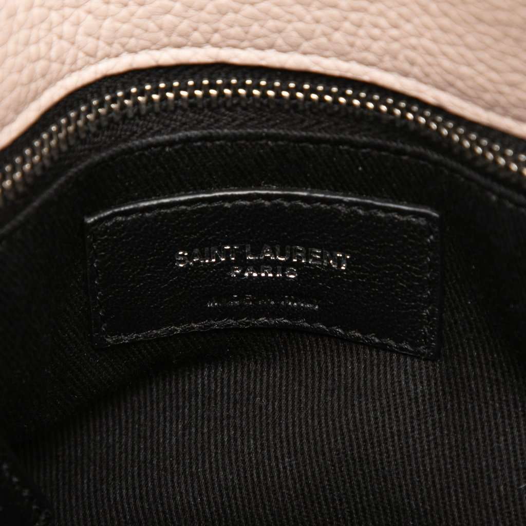 Saint Laurent Baby Grained Calfskin Sac De Jour Satchel Pink Leather Very good condition - Box View