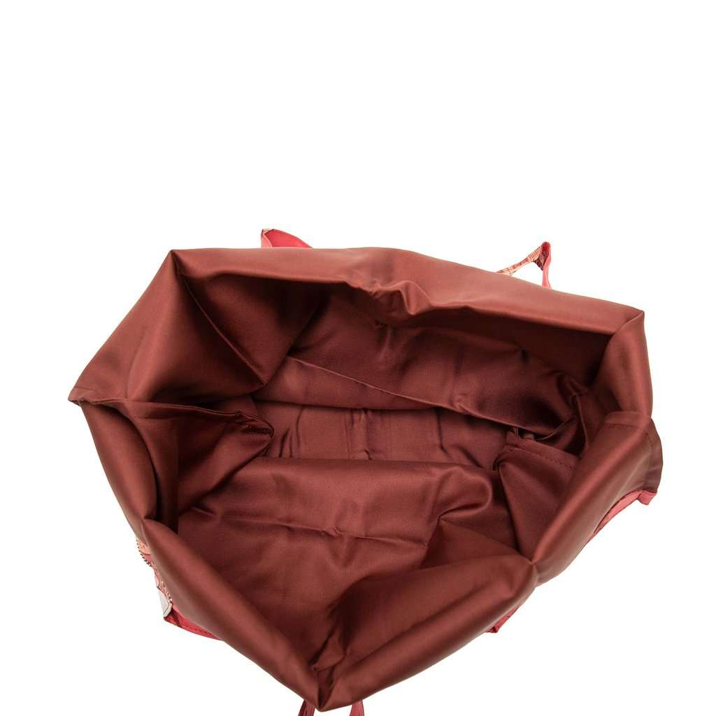 Hermès Jeu des Omnibus et Dames Blanches Silky Pop Tote Red Very good - Model View