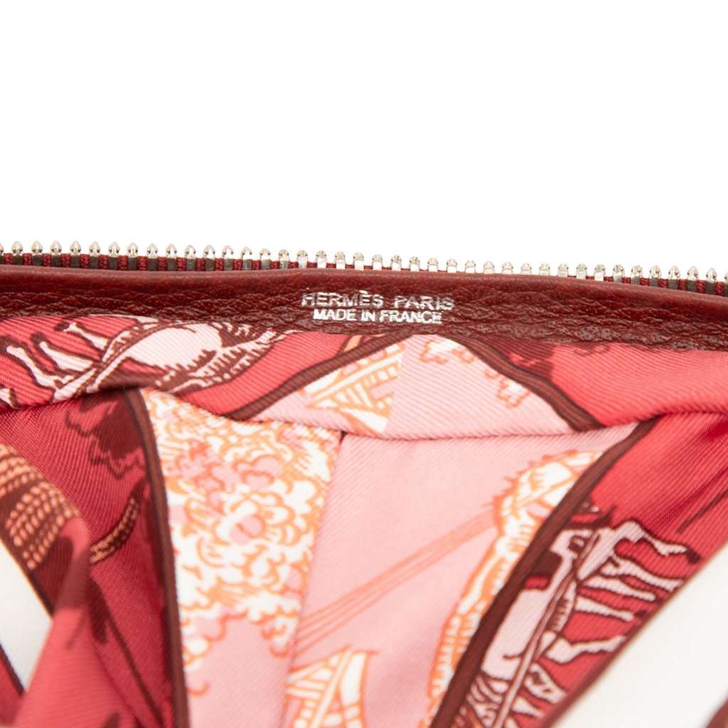 Hermès Jeu des Omnibus et Dames Blanches Silky Pop Tote Red Very good - Box View