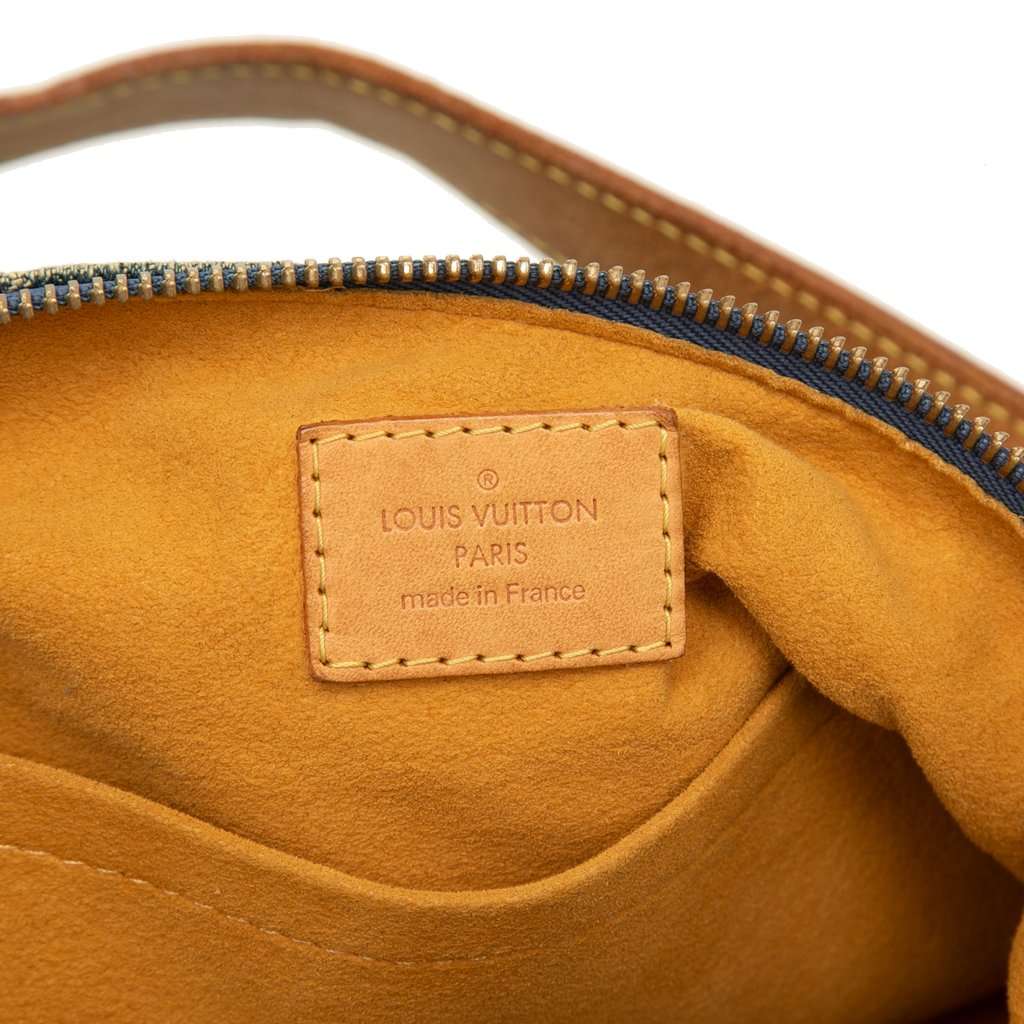 Louis Vuitton Monogram Denim Baggy PM Blue Very good - Box View