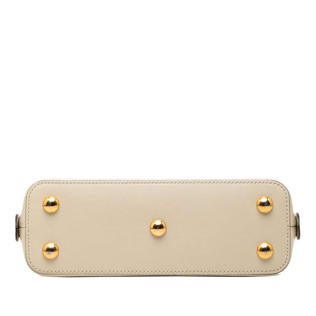 Gucci Small GG Supreme Horsebit 1955 Satchel Beige Very good condition - Inside View