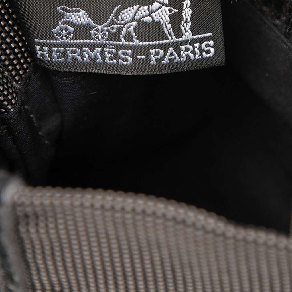 Hermès Canvas Herline Pochette Black Very good - Box View
