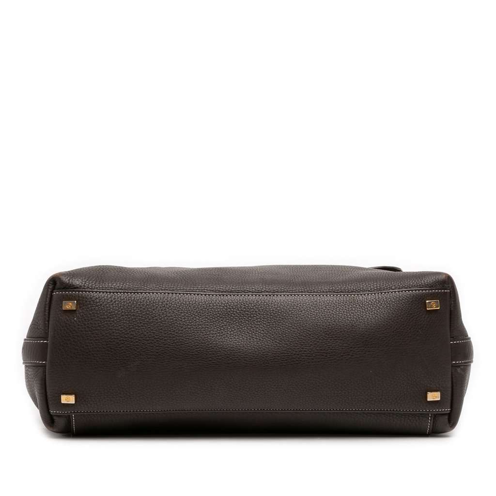 The Row Leather Shoulder Bag Brown Leather Very good condition - Inside View