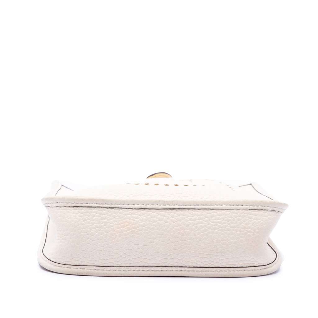 Hermès Clemence Evelyne 16 Amazone White Leather Very good condition - Inside View