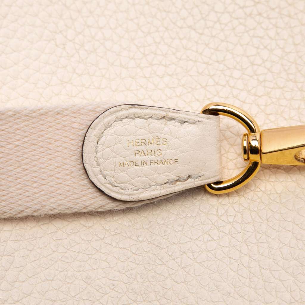 Hermès Clemence Evelyne 16 Amazone White Leather Very good condition - Box View