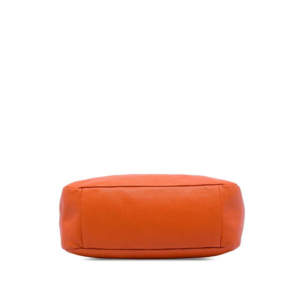 Prada Vitello Phenix Satchel Orange Leather Very good - Inside View