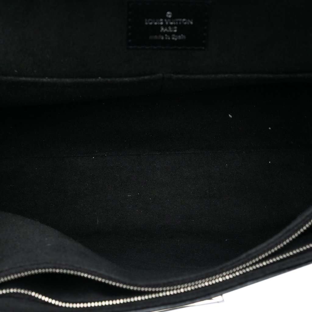 Louis Vuitton Epi Denim Cluny MM Blue Leather Very good - Model View