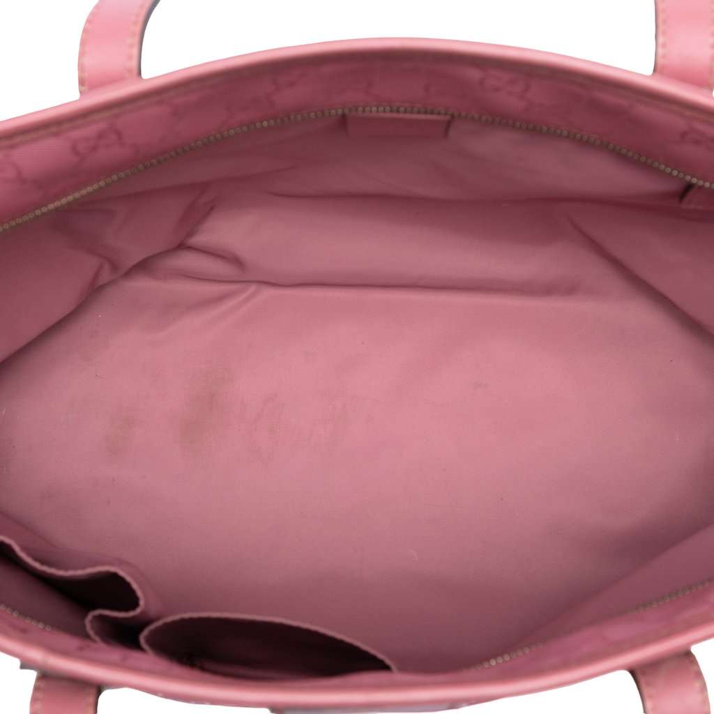 Gucci Medium GG Imprime Tote Pink Very good condition - Model View