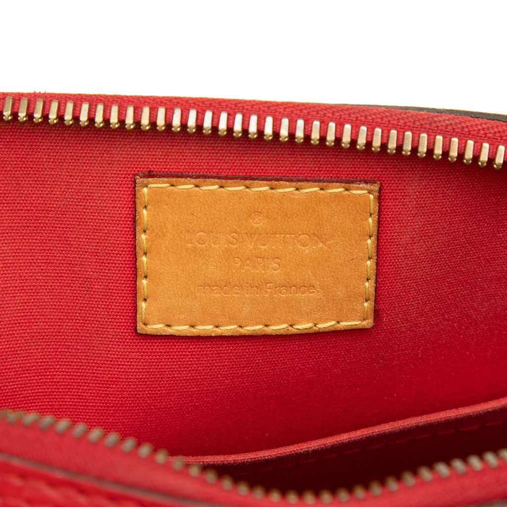 Louis Vuitton Monogram Vernis Alma BB Red Leather Good - Box View