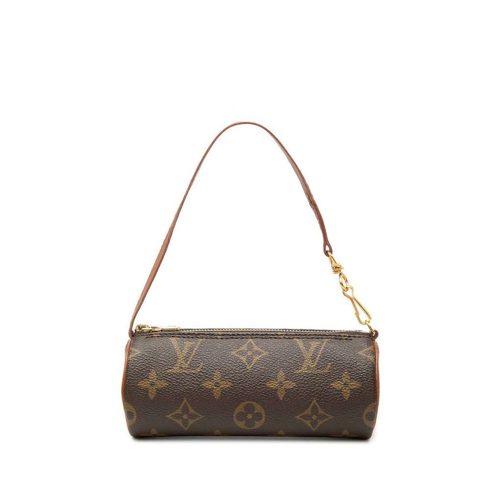 Louis Vuitton Monogram Papillon Pochette Brown Very good - Front View