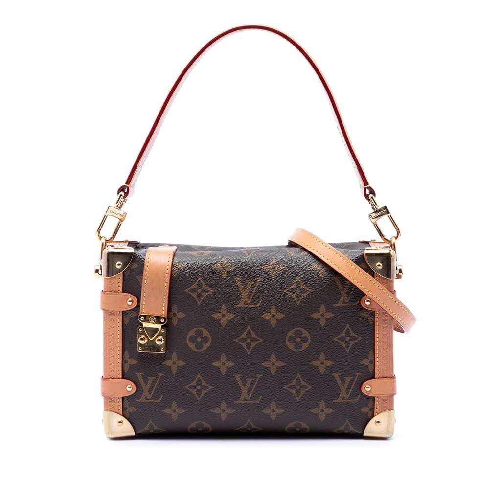 Louis Vuitton Monogram Side Trunk MM Brown Very good - Front View