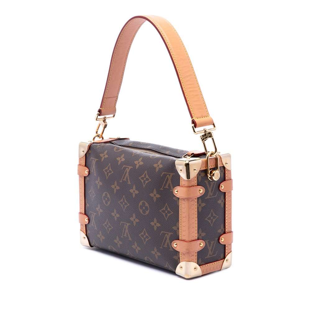 Louis Vuitton Monogram Side Trunk MM Brown Very good - Back View
