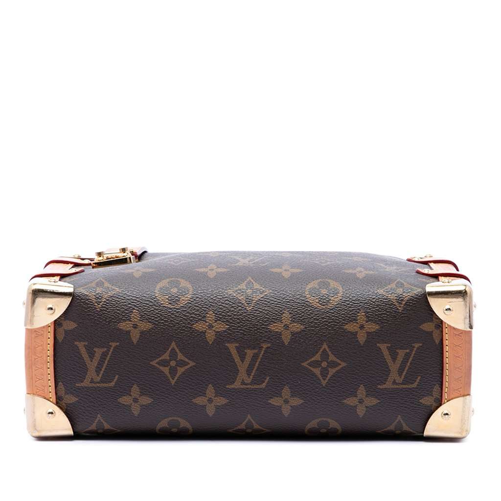 Louis Vuitton Monogram Side Trunk MM Brown Very good - Inside View