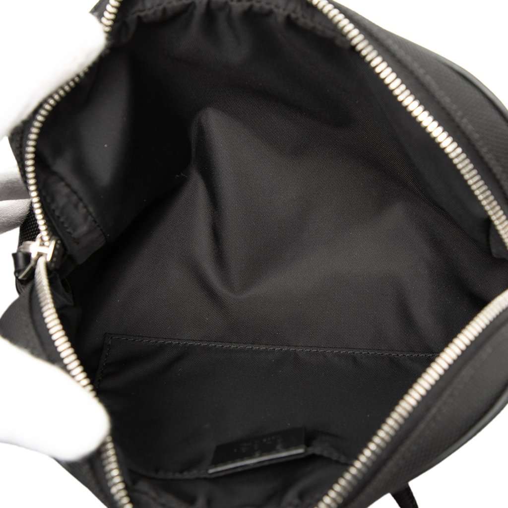 Gucci Canvas Techno Web Belt Bag Black Very good - Model View