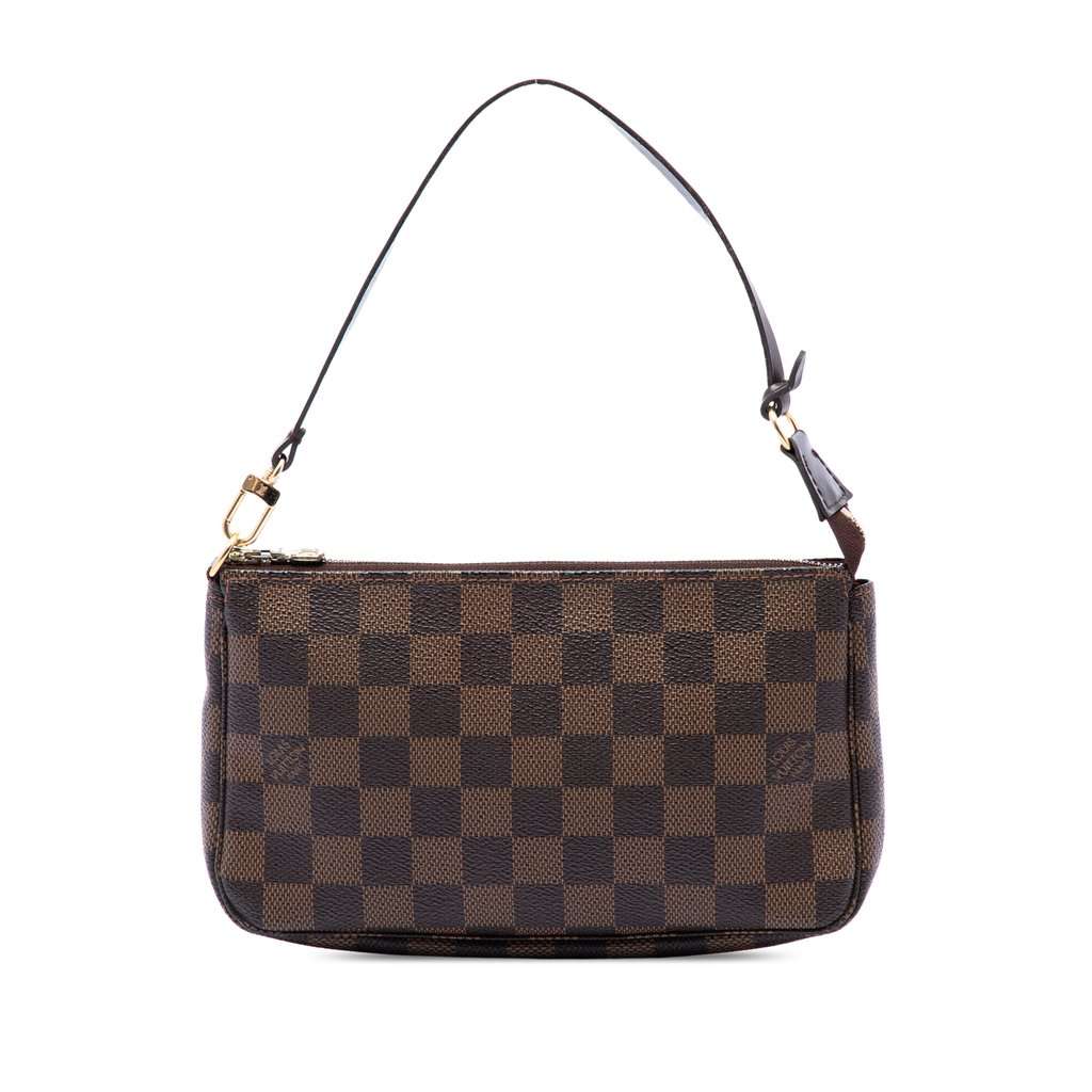 Louis Vuitton Damier Ebene Pochette Accessoires Brown Very good - Front View