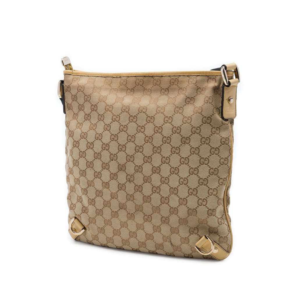 Gucci GG Canvas Abbey D Ring Crossbody Beige Very good - Back View