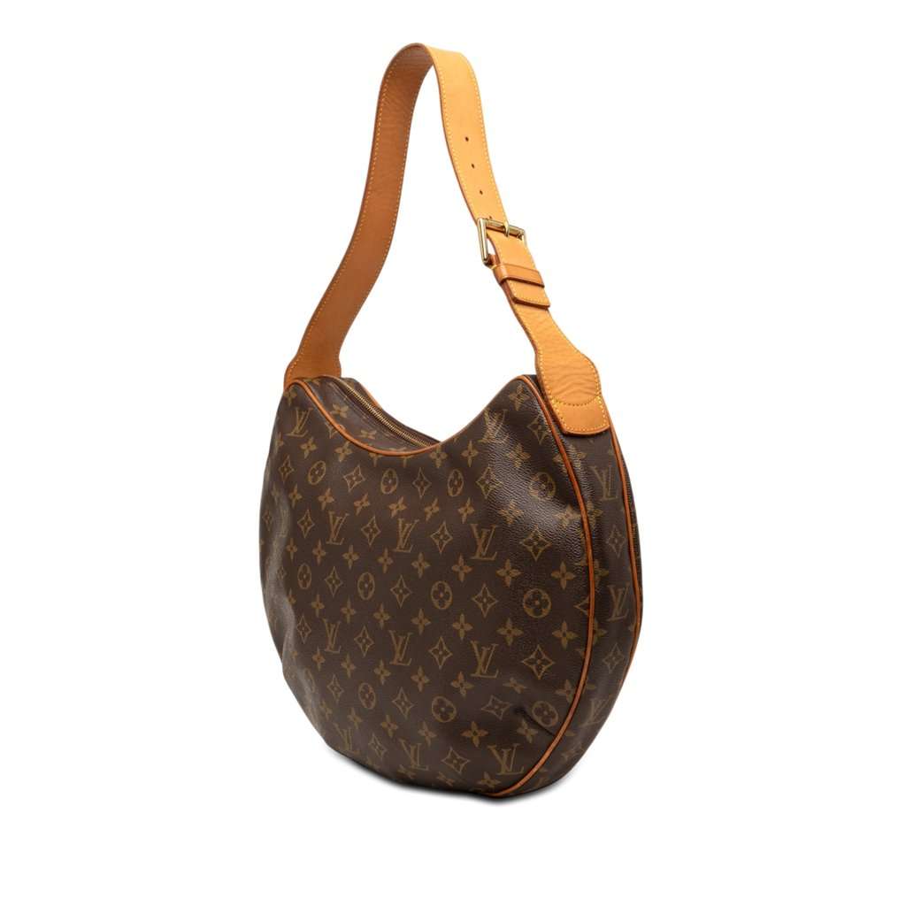Louis Vuitton Monogram Croissant GM Brown Good condition - Back View