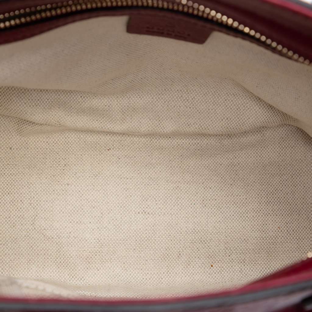 Gucci Small Guccissima Bree Satchel Red Leather Very good condition - Model View