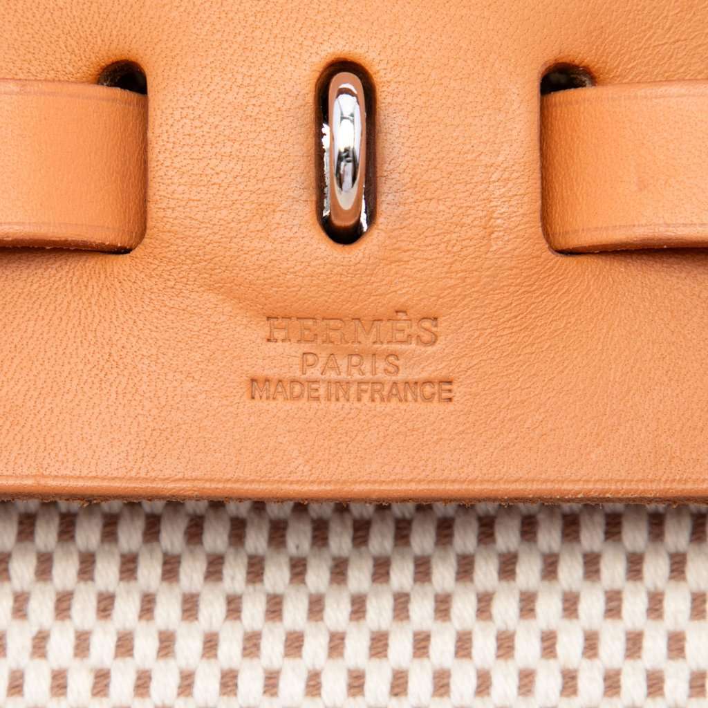 Hermès Toile Herbag GM Backpack Beige Very good condition - Box View
