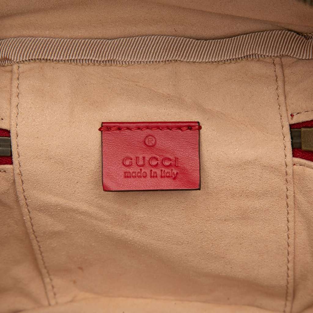 Gucci Mini GG Marmont Matelasse Calfskin Round Backpack Red Leather Very good - Box View