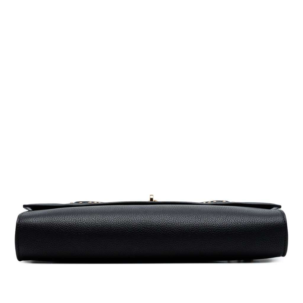 Louis Vuitton Taurillon City Steamer Pochette Black Leather Very good condition - Inside View