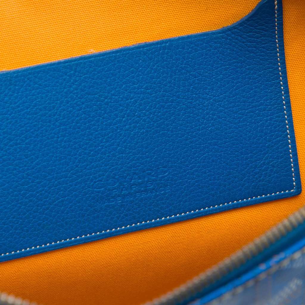 Goyard Goyardine Senat MM Blue Very good - Box View