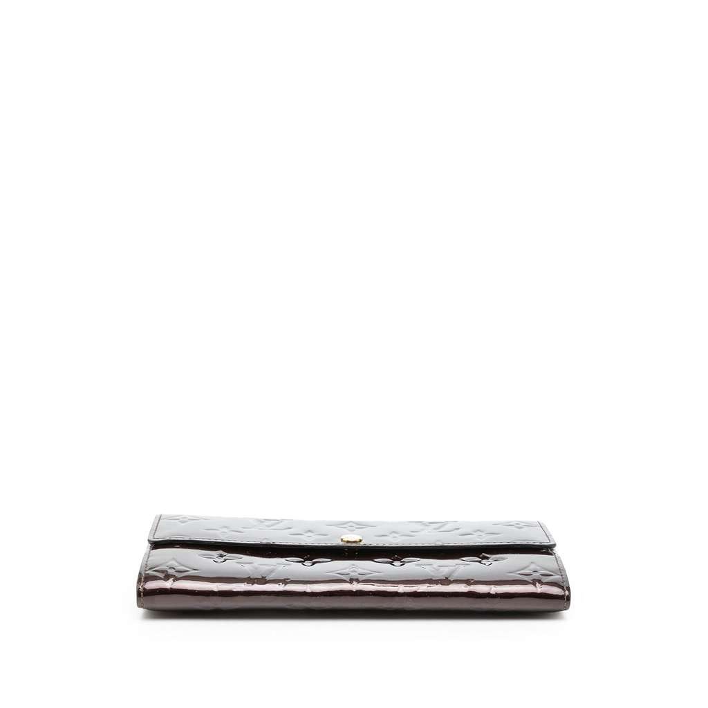 Louis Vuitton Monogram Vernis Sarah Wallet Purple Leather Very good condition - Inside View