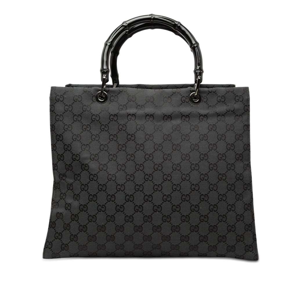 Gucci GG Canvas Bamboo Handbag MultiColor Very good condition - Front View