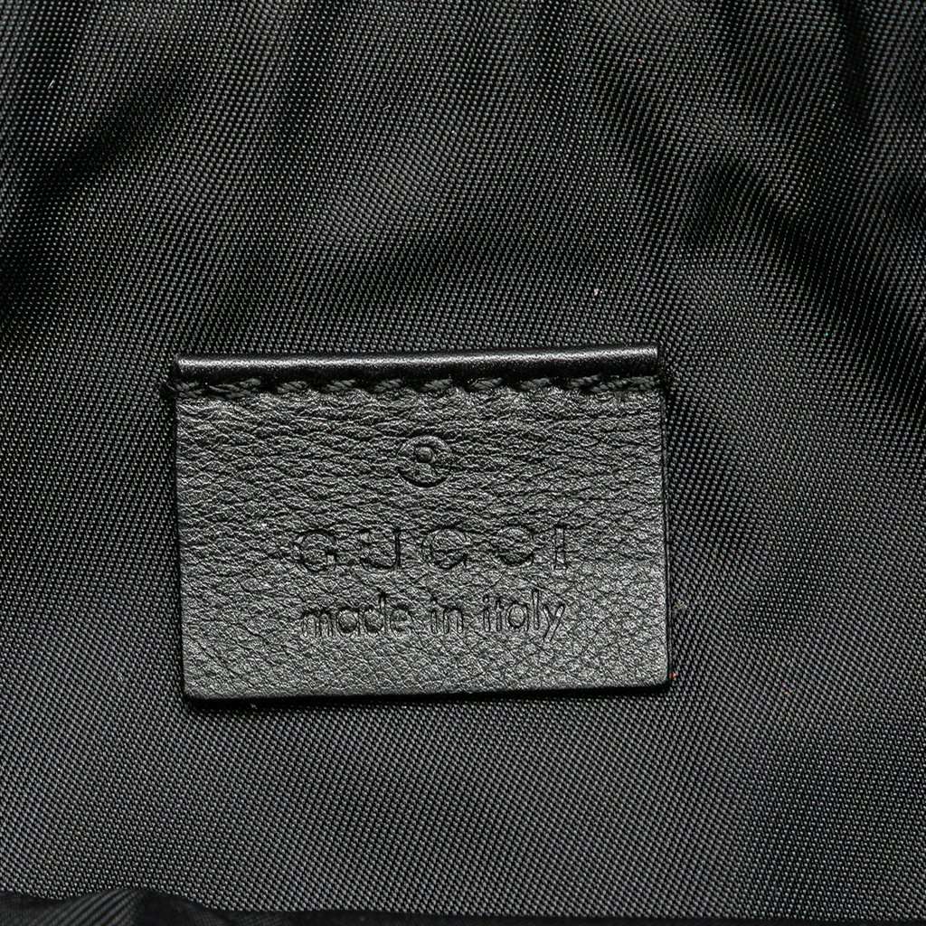 Gucci GG Canvas Interlocking G Shoulder Bag Black Very good condition - Box View