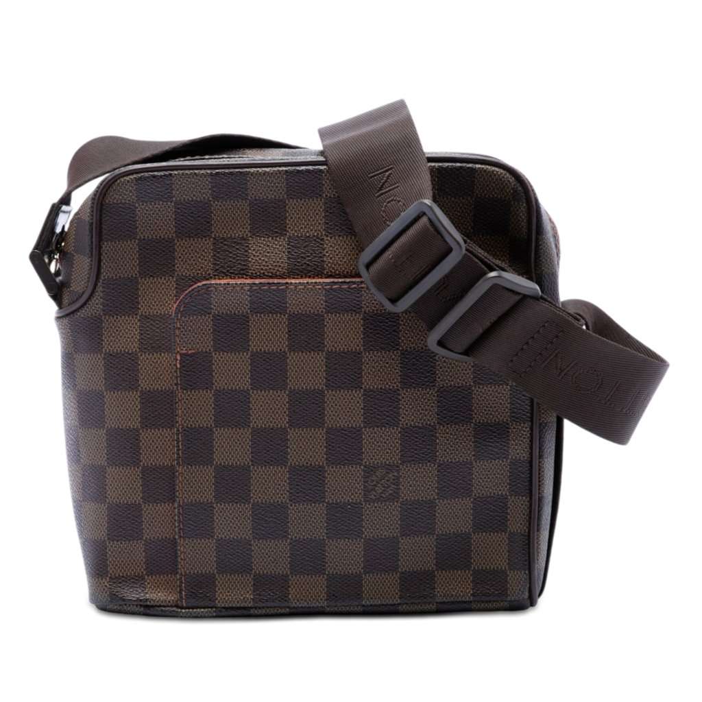 Louis Vuitton Damier Ebene Olav PM Brown Very good condition - Front View