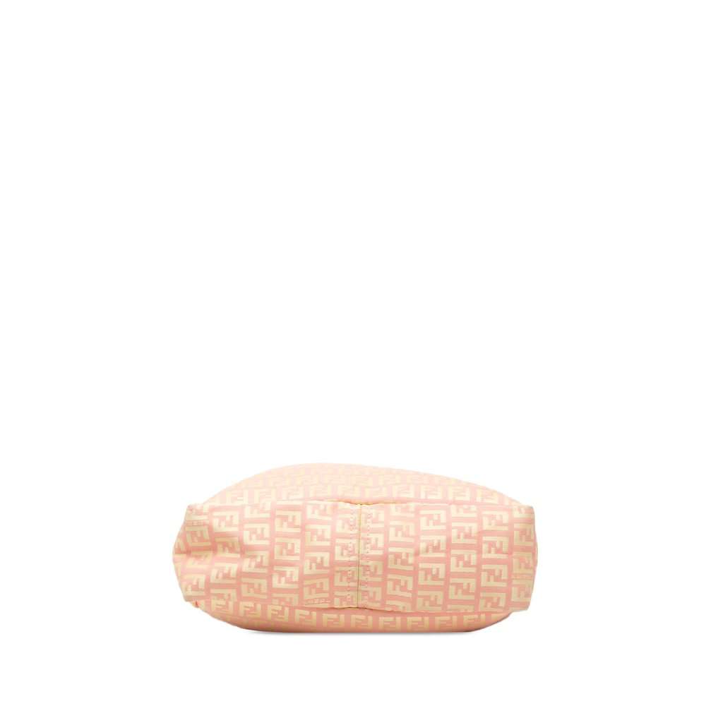 Fendi Zucchino Canvas Vertical Tote Pink Very good - Inside View
